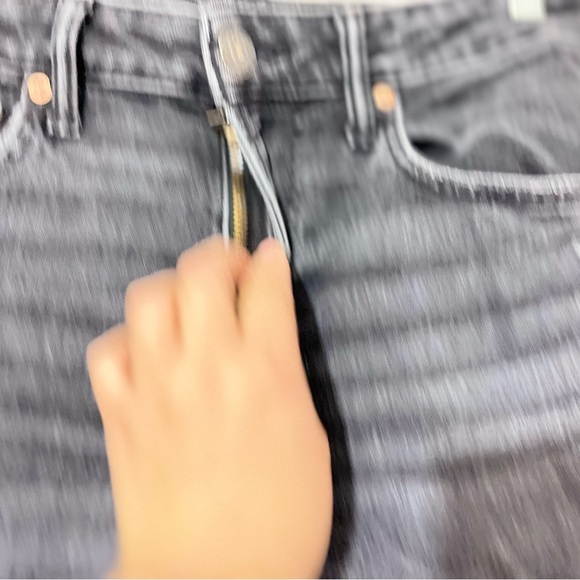 American Eagle Jeans Black Wash Air Flex+ Athletic Fit Distressed Size 29x32 - Picture 4 of 9